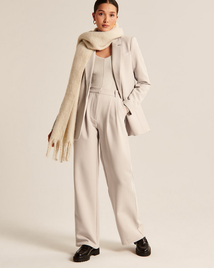 Drune | Casual Hose mit Hoher Taille und Weitem Bein für Damen