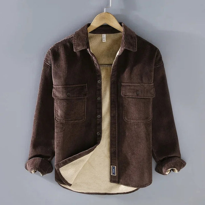 Drune | Gefütterte Corduroy Jacke