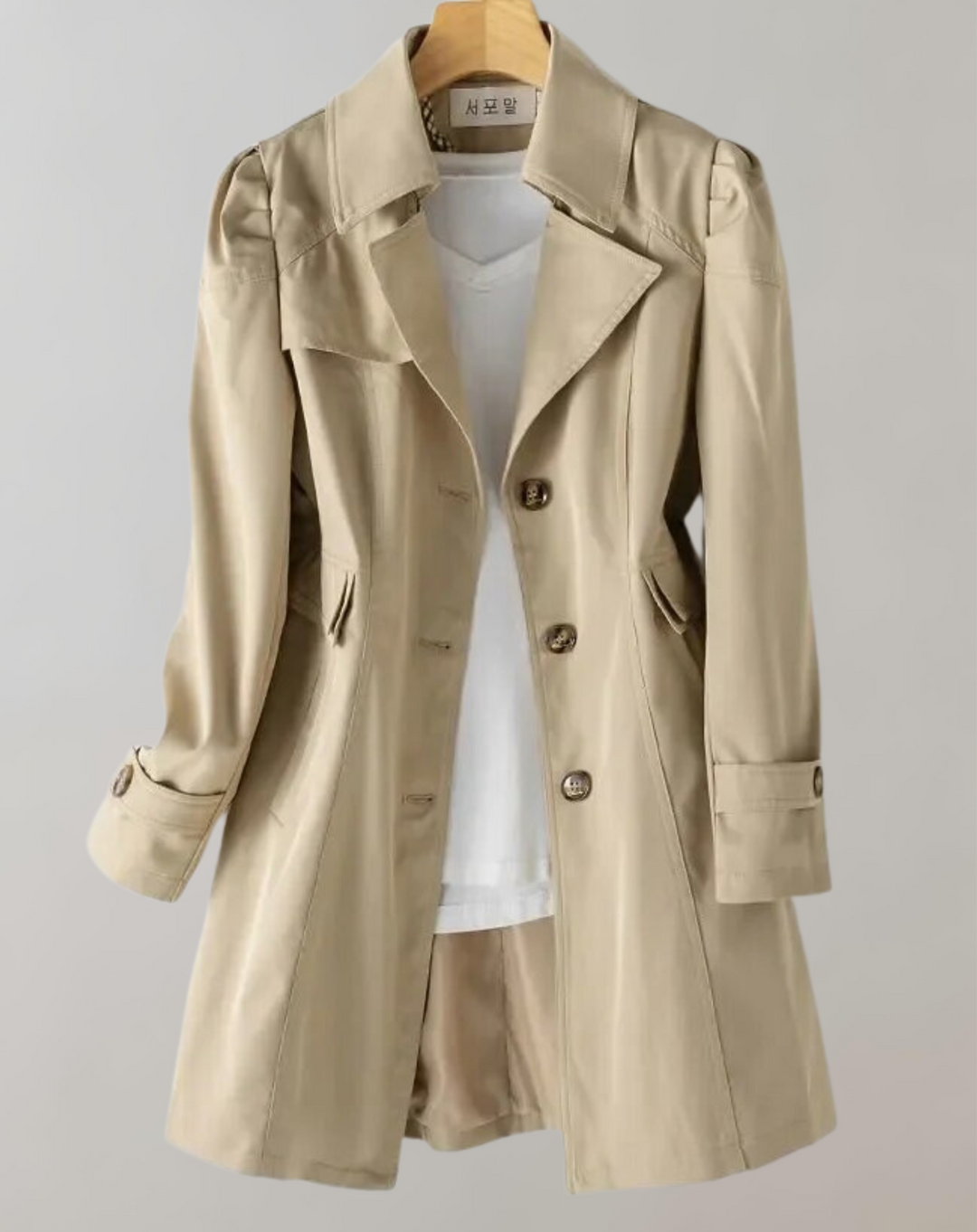Drune | Damen Einreihiger Trenchcoat