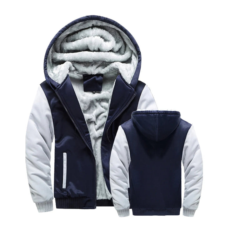 Drune | Herrenjacke Fleece Kapuze