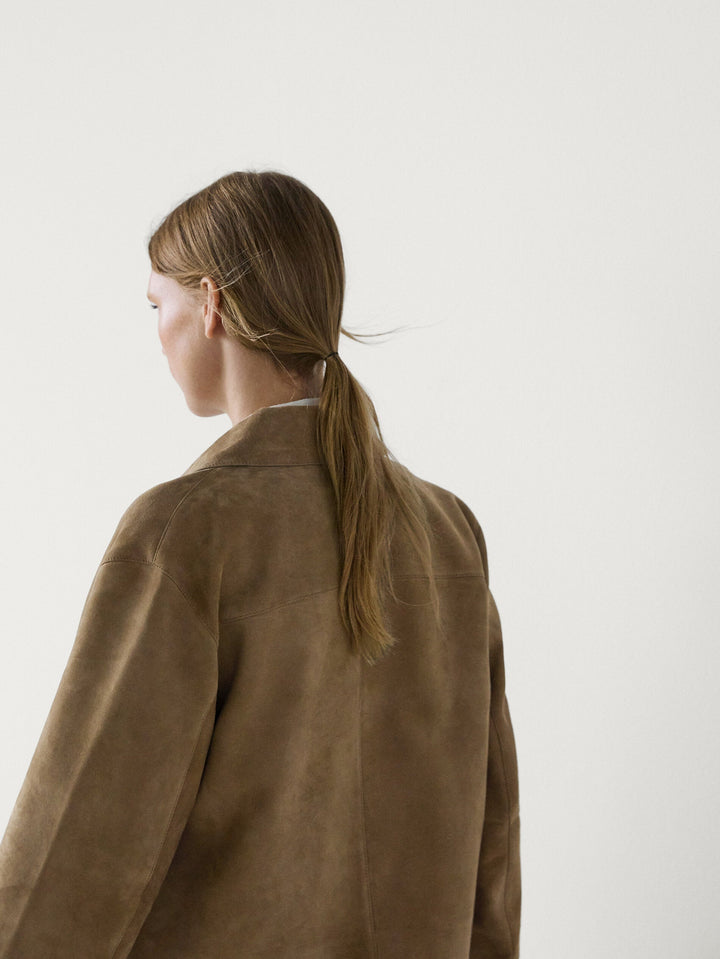 Drune | Wildleder Cropped Jacke