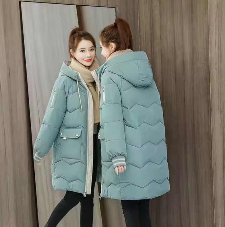 Drune | Lange Parka Baumwolljacke