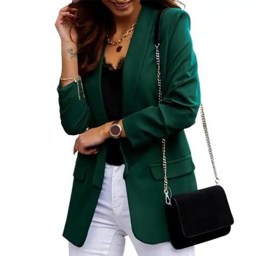 Drune | Stilvolle Damen Blazer mit Einzelknopfverschluss Ideal für Die Arbeit