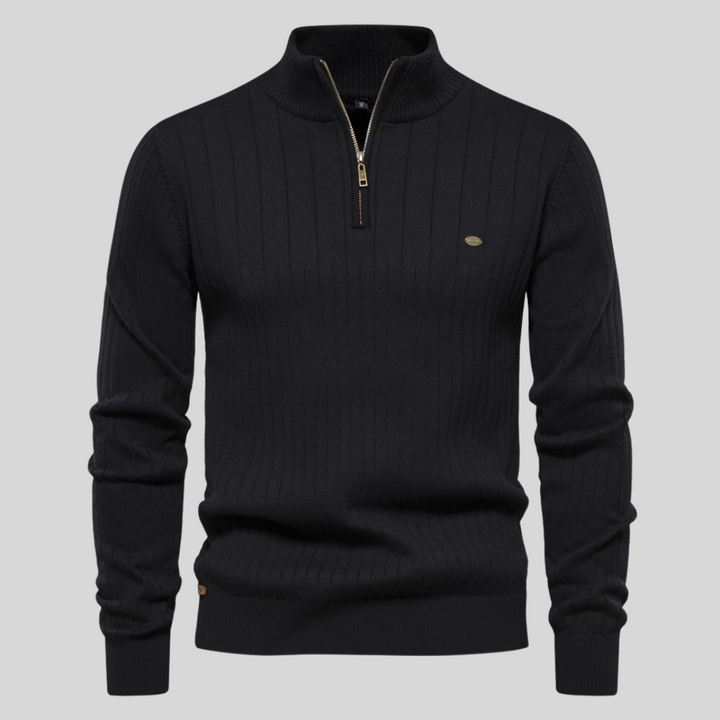 Drune | Strickjacke mit Half-zip Wollmischung Elegant, Warm