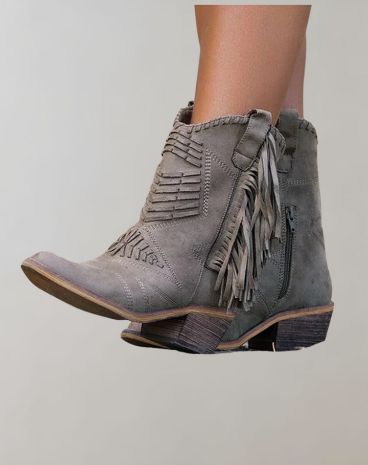 Drune | Western Cowgirl Fransenstiefel