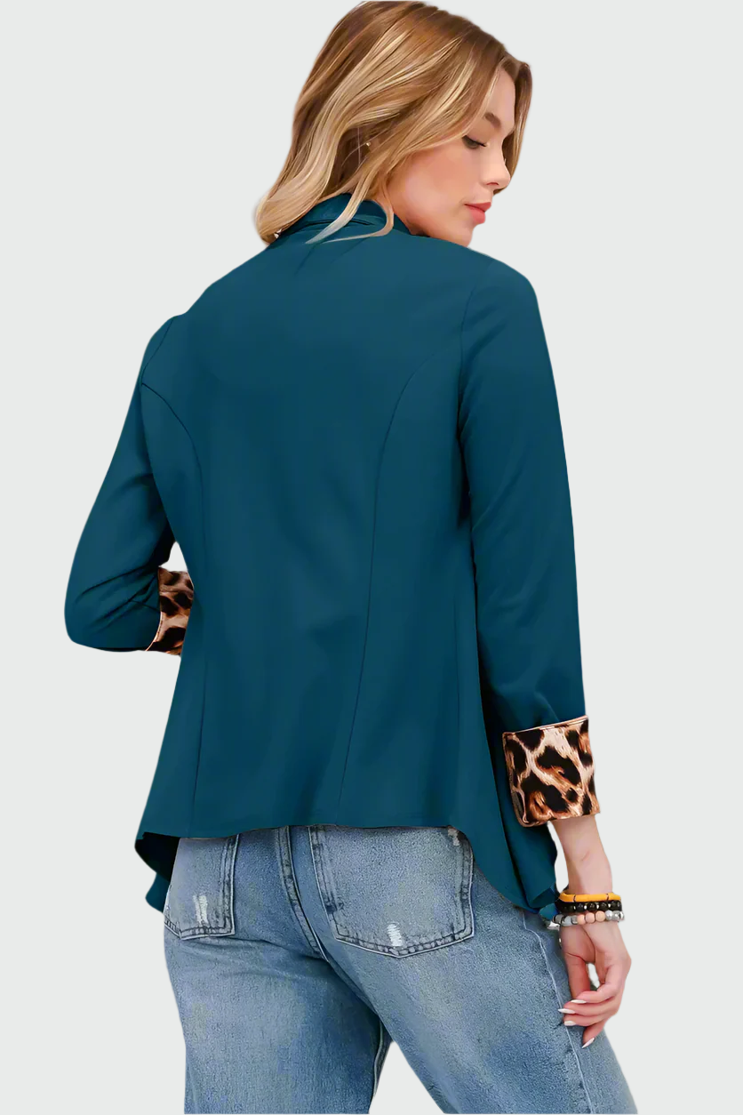 Drune | Freizeit Blazer mit Pantherdetail