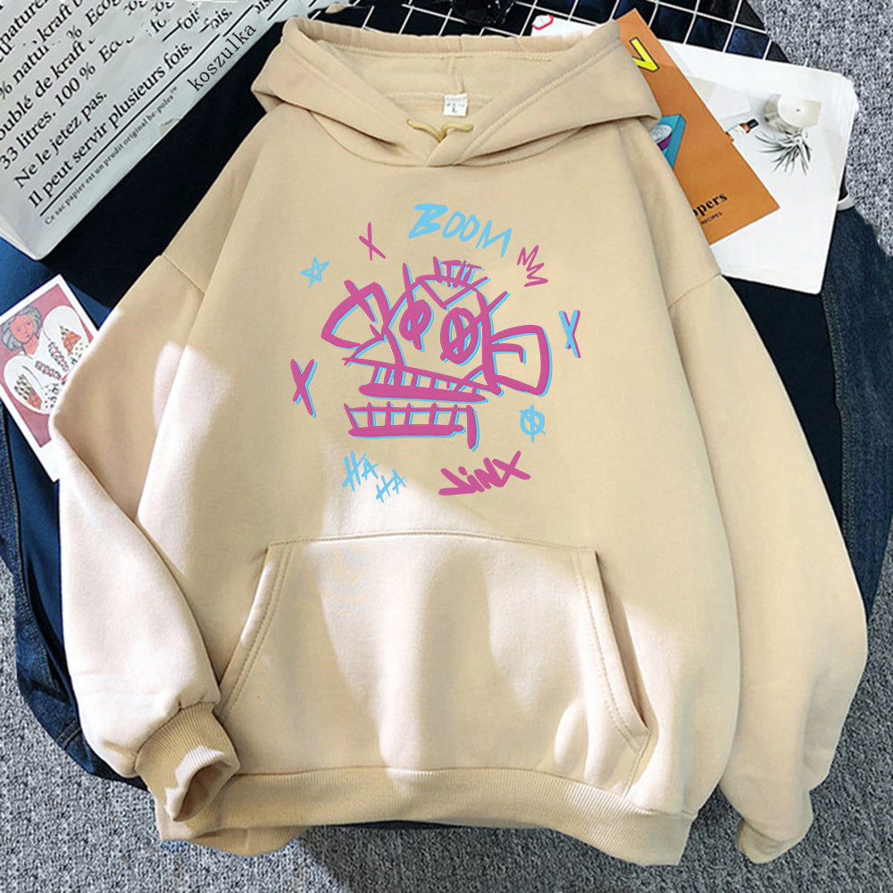 Drune | Arcane Hoodie Harajuku Stil Jinx und Ekko