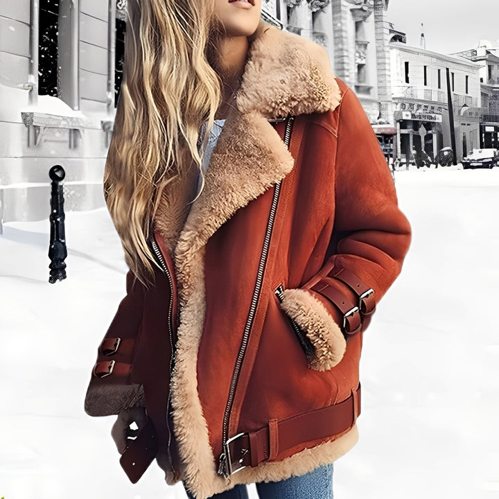 Drune | Dicke Wollsuedejacke für Frauen
