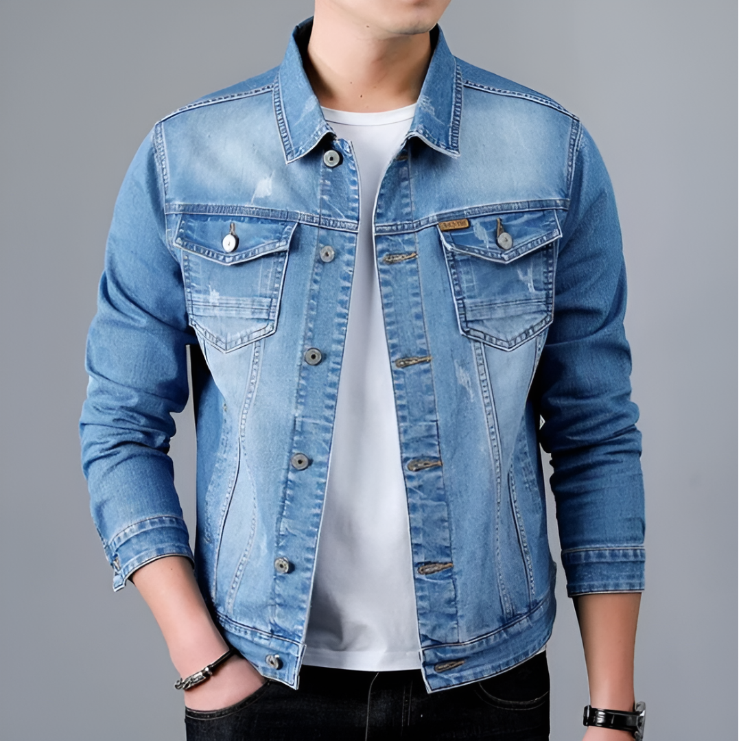 Drune | Klassisch Herren Denim Jacke