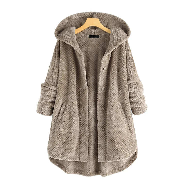 Drune | Fleece Kapuzenjacke