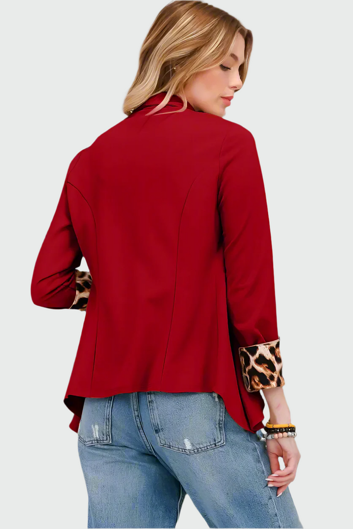 Drune | Freizeit Blazer mit Pantherdetail