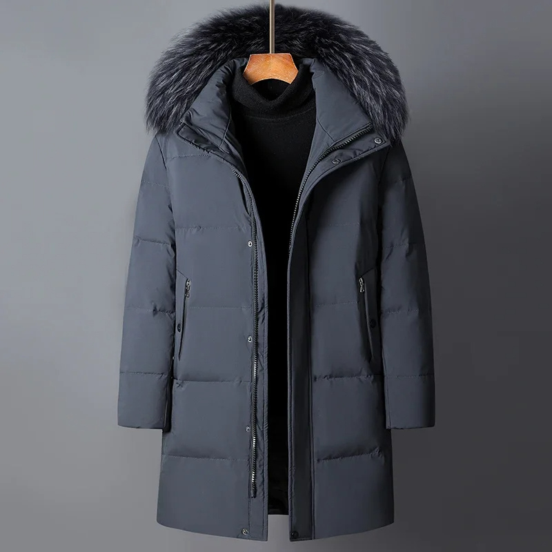 Drune | Winterjacke mit Kapuze und Reißverschluss für Herren