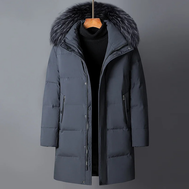 Drune | Winterjacke mit Kapuze und Reißverschluss für Herren