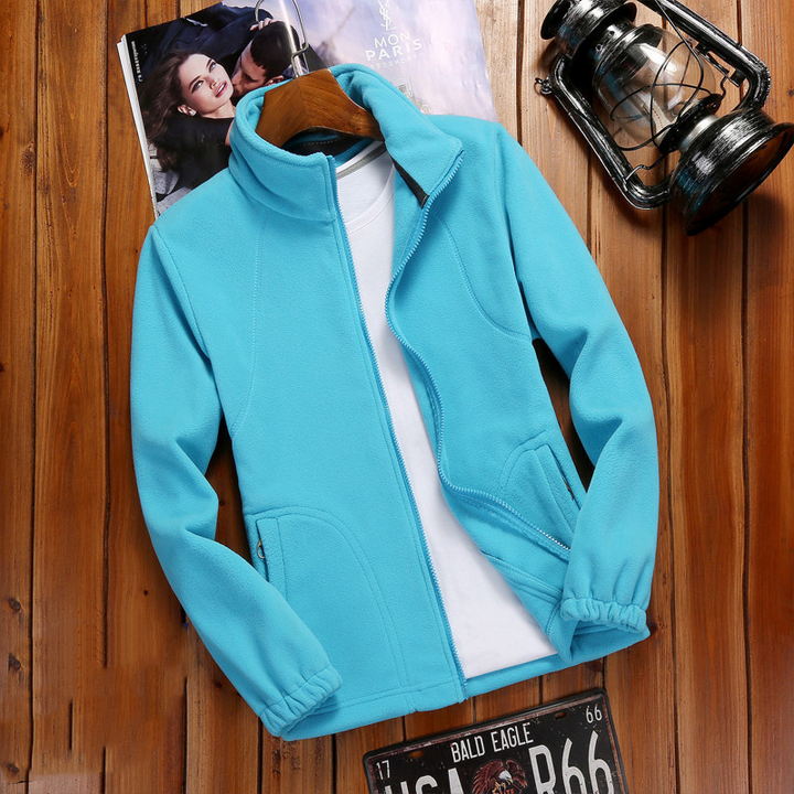Drune | Fleecejacke Damen Reißverschluss-Fleece mit Stehkragen