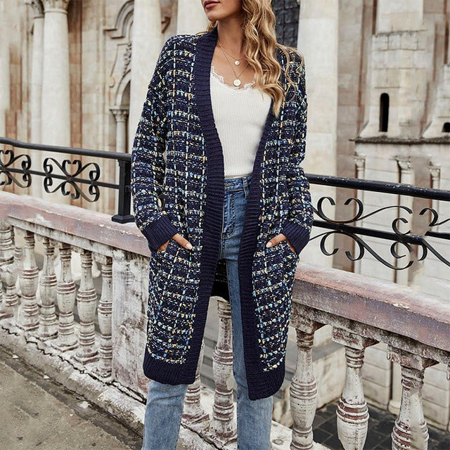 Drune | Bunte Lässige Strickjacke