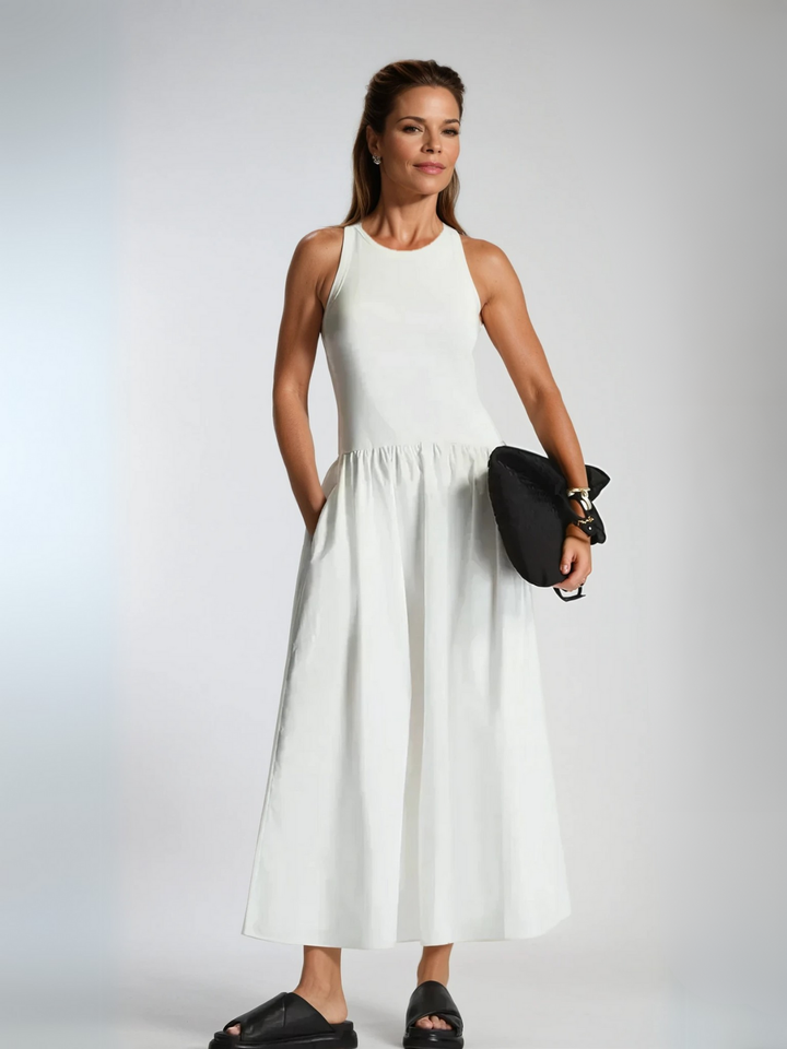 Drune | Hals Casual Stitching Vest Kleid