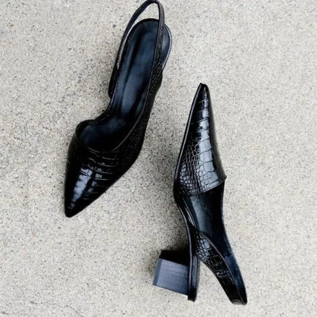 Drune | Damen Schuhe Stylische Orthopädische Croco Pumps Für Ultimativen Komfort