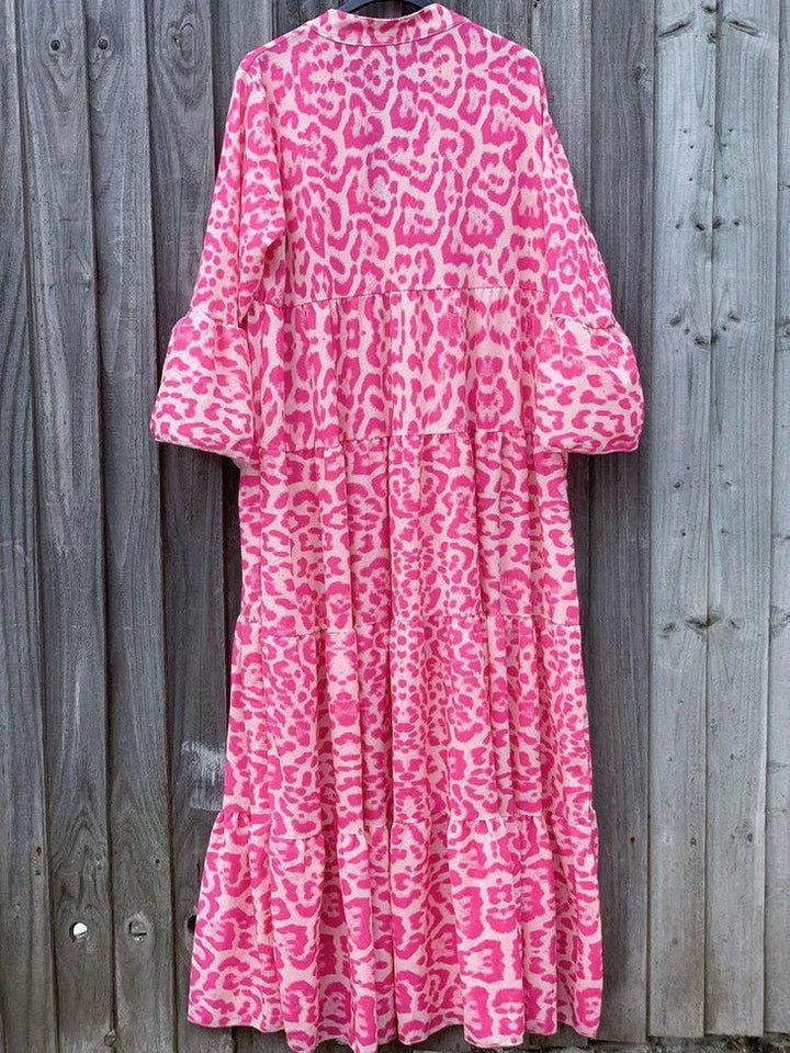Drune | Stylisches Sommerkleid mit Leopardenmuster