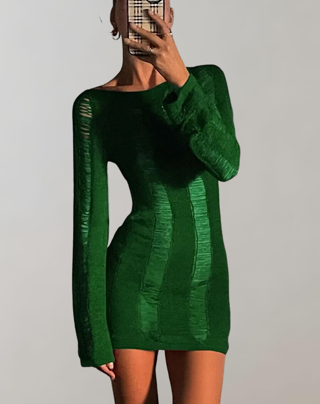Drune - Langärmeliges Minikleid