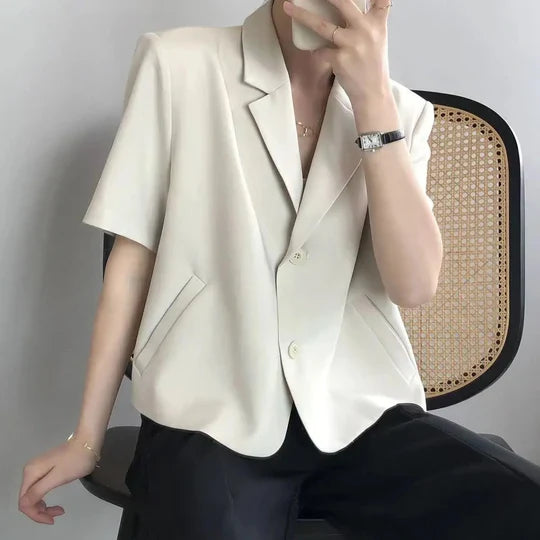 Drune | Kurzärmeliger Blazer