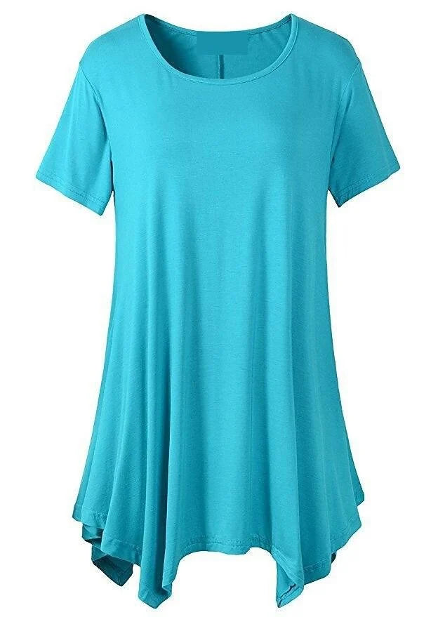Drune | Sommerliches Loose Fit T-shirt Mit Kurzen Ärmeln
