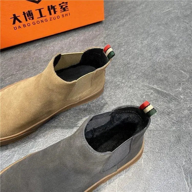 Drune | Chelsea Boots Herren aus Samt – Eleganter und lässiger Stil