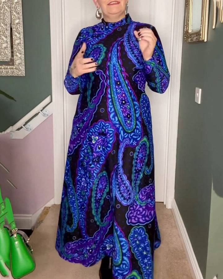 Drune | Kleid mit Paisley Print