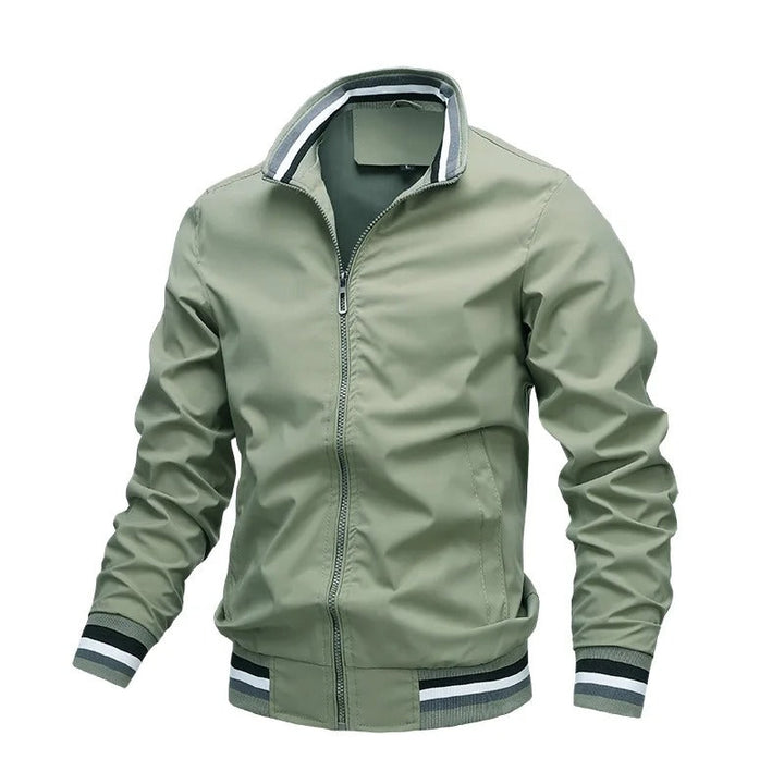 Drune | Sportliche Gestreifte Herren Mitteljahresjacke