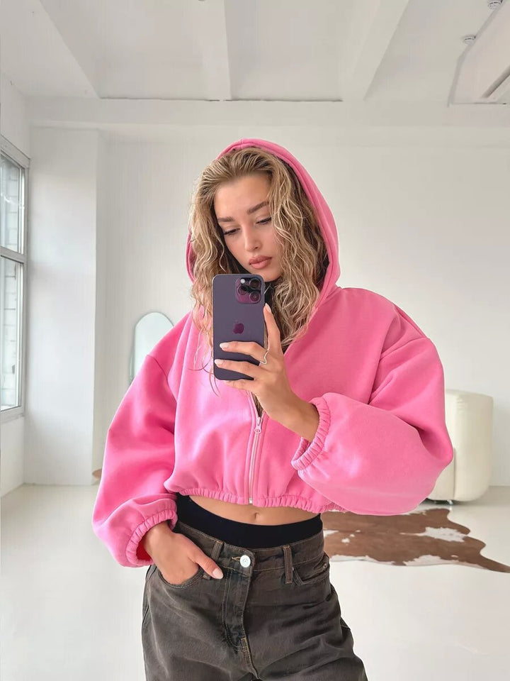 Drune | Casual, lightweight, short sports hoodie jacket