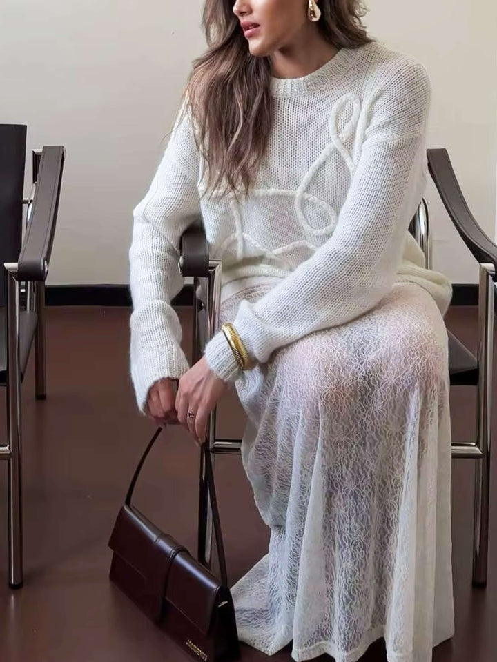 Drune | Oversize-Pullover mit eleganten Stickereien