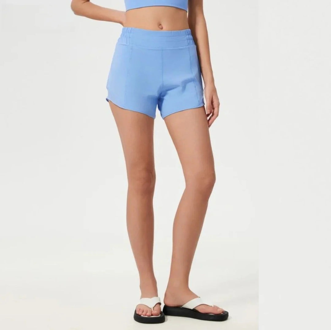 Drune | Yoga-Shorts mit hoher Taille und Bauch