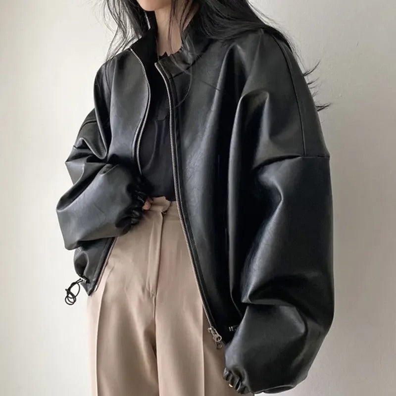 Drune | Hip-Hop PU-Lederjacke
