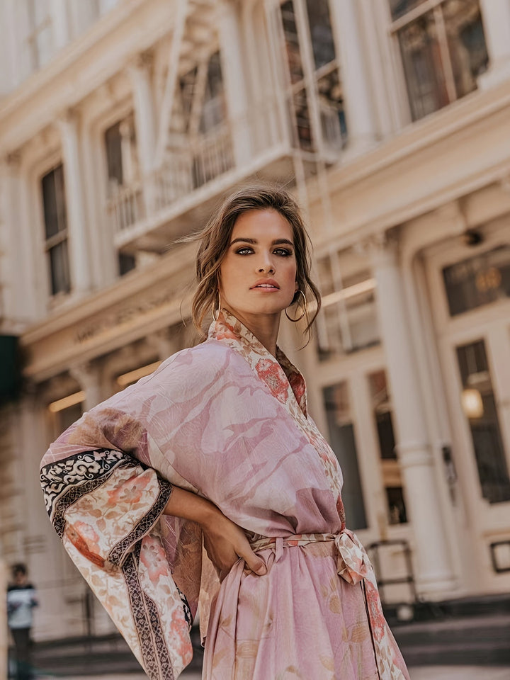 Drune | Bedruckter, Vom Kimono Inspirierter, Stylischer Strandüberwurf