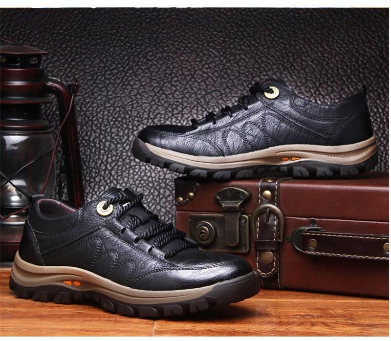 Bequeme Lederschuhe für Herren Drune