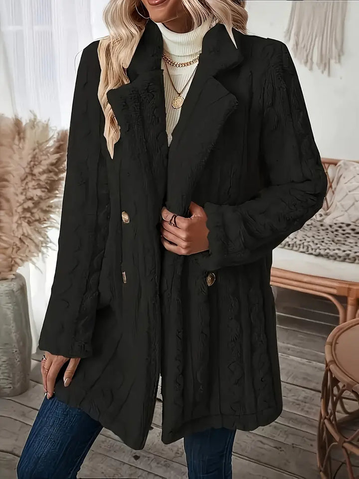 Drune | Weicher Thermal-Mantel für Damen mit Langen Ärmeln Chic