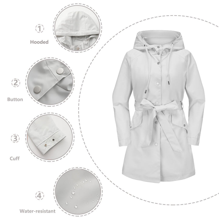 Drune | Wasserdichter Trenchcoat