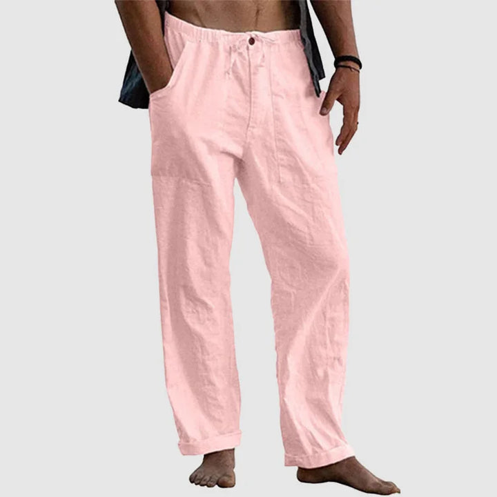 Drune | Lässige Leinenhose mit Kordelzug