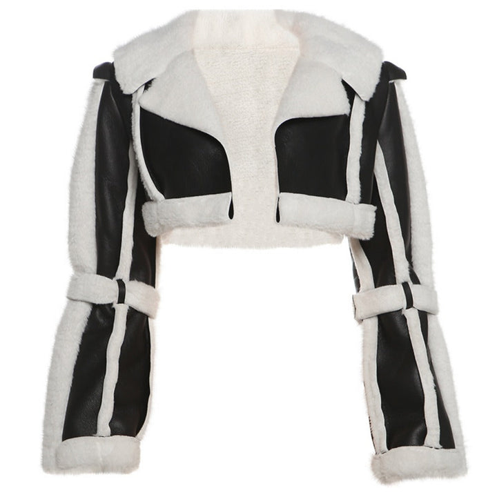 Drune | Shearling Cropped Jacket für Damen - Natalia