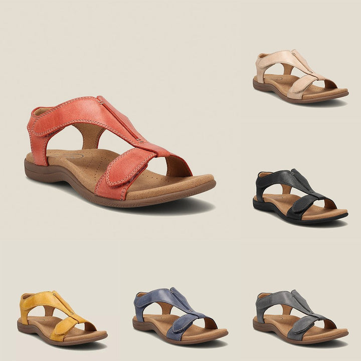 Drune | Orthopädische Leder Komfortsandalen