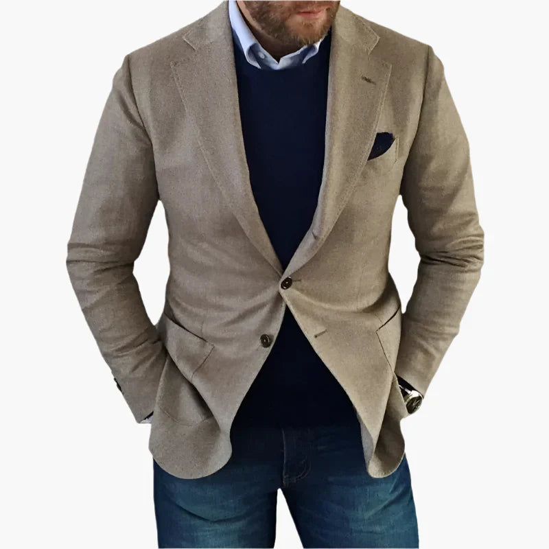 Drune | Blazer Klassisch Elegant Business Freizeitjacke - Stilvoll für Büro und Alltag