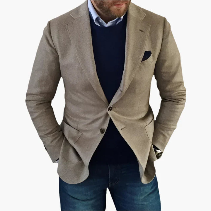 Drune | Blazer Klassisch Elegant Business Freizeitjacke - Stilvoll für Büro und Alltag