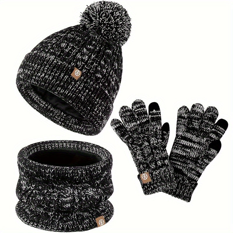Drune | 3-Teiliges Winterset Für Raffinierten Winterstil Für Frauen