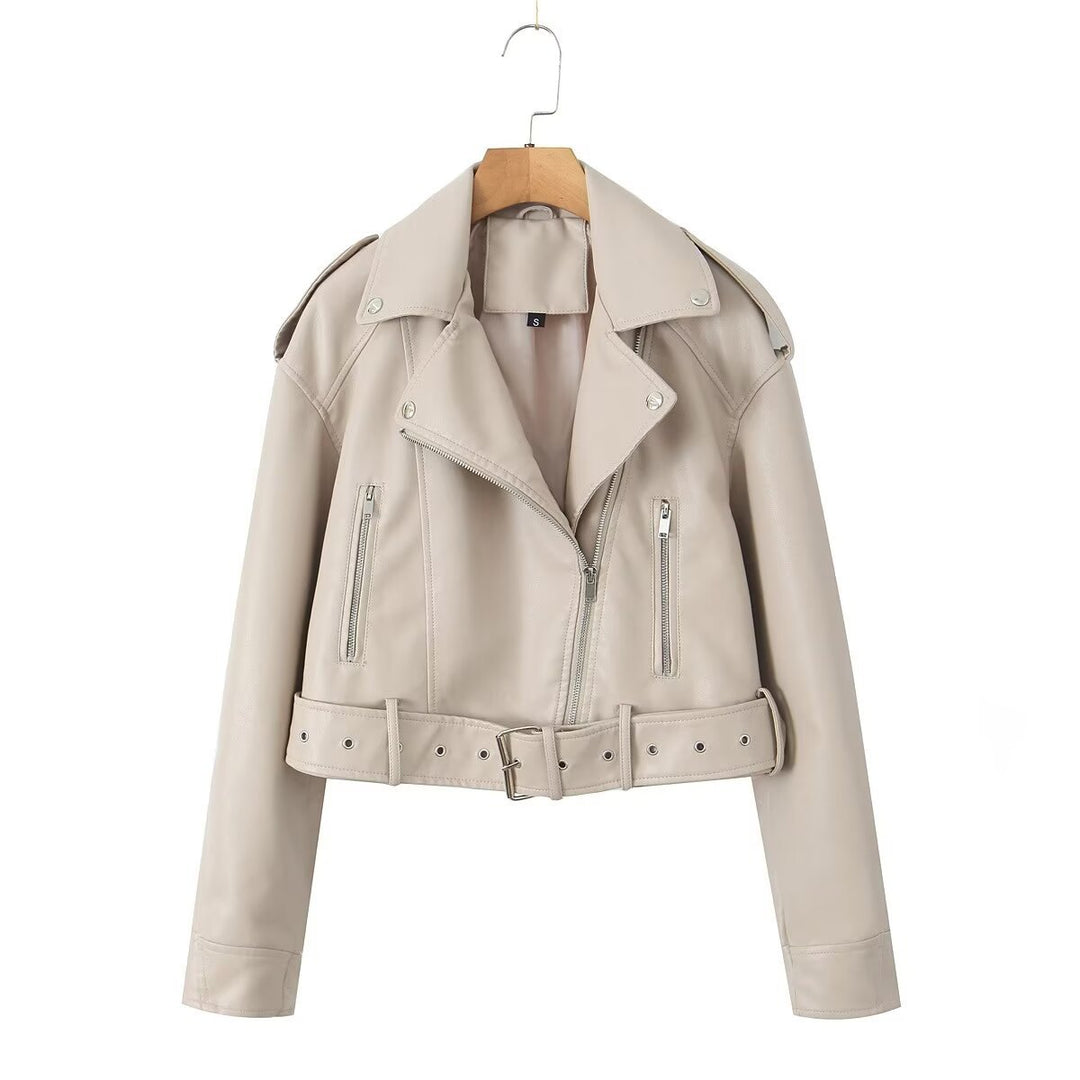 Drune | Waschbare, Farbverlaufende Lederjacke Für Damen*