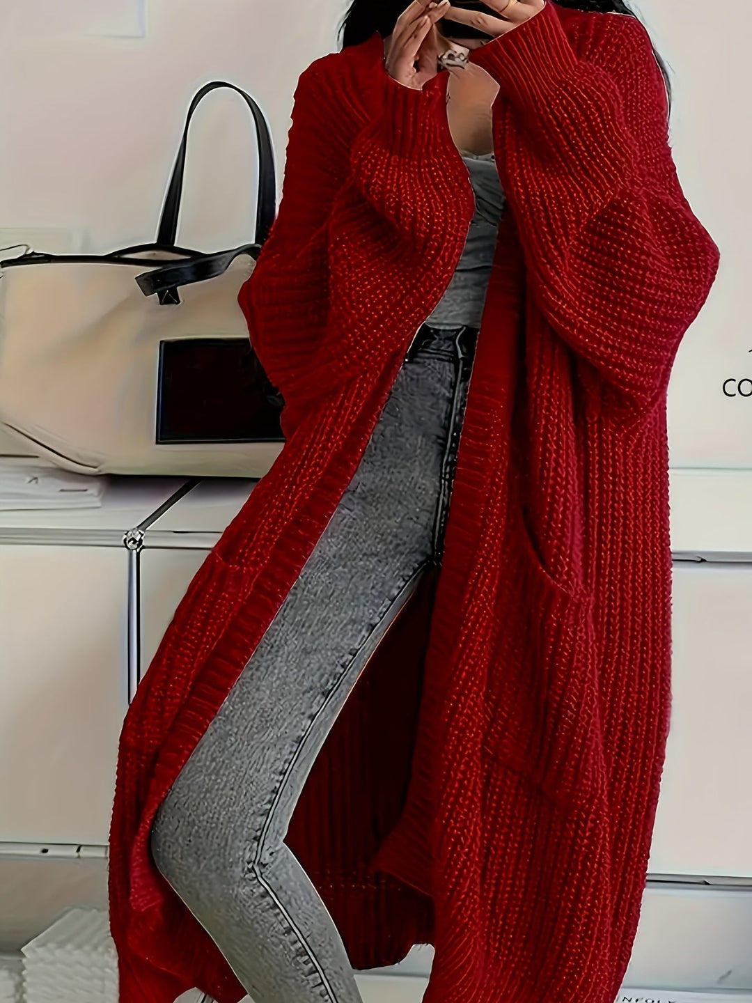 Drune | Strickjacke mit Gürtel für Damen