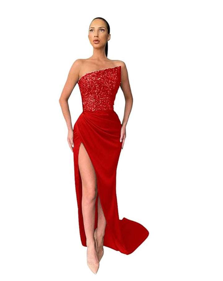 Drune | Elegantes mittellanges Abendkleid