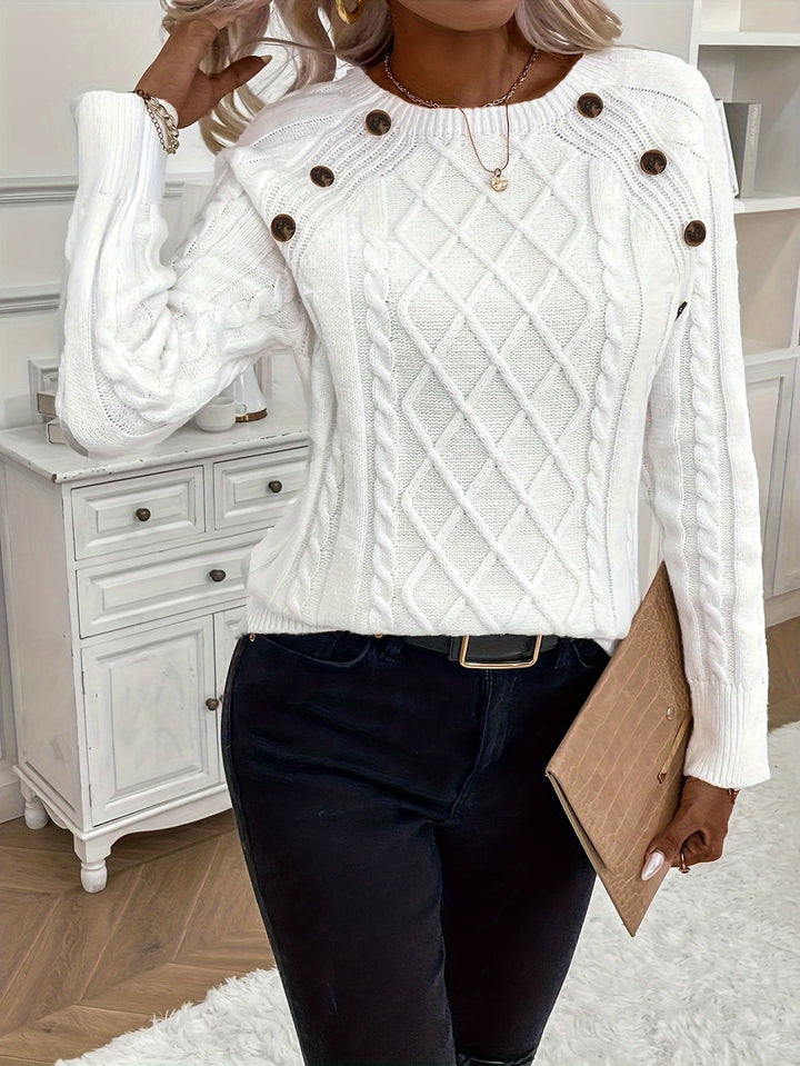 Drune | Kabelstrickpullover Damen