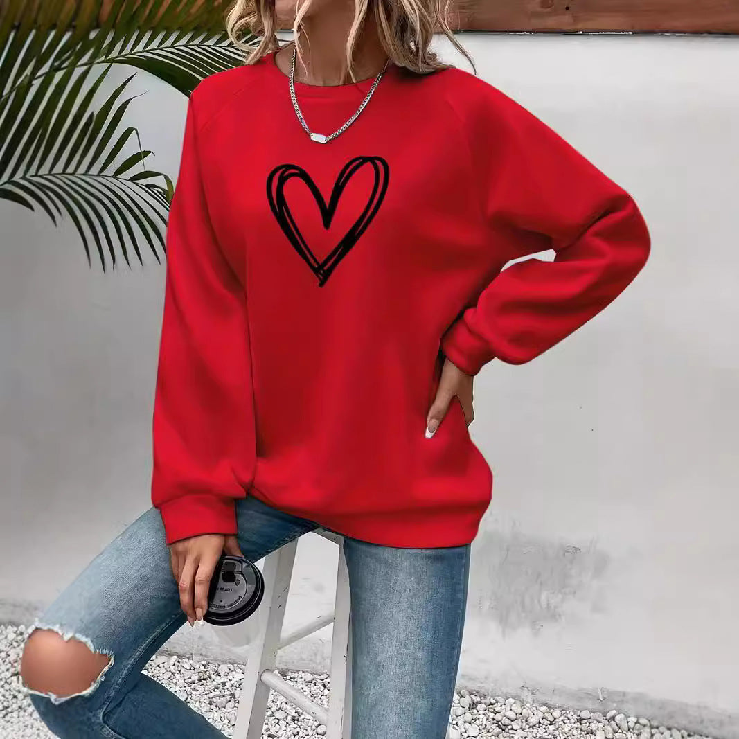 Drune | Print Rundhals-Langarmsweatshirt