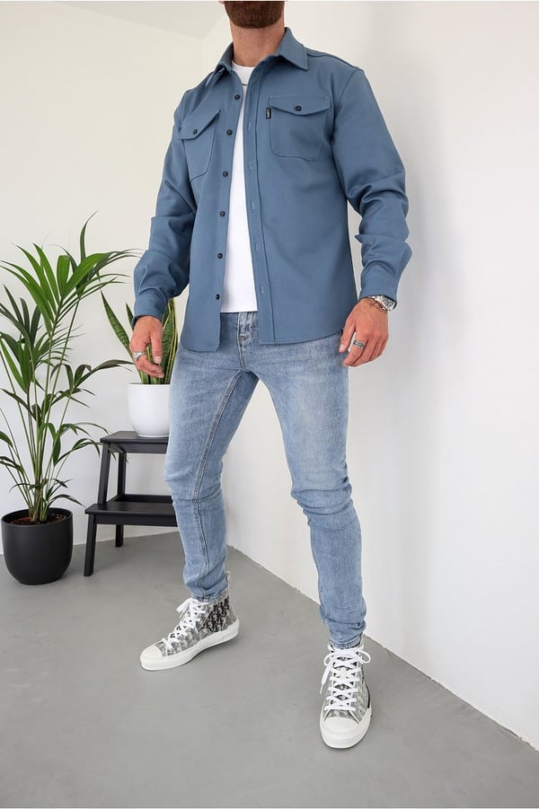 Drune | Männer Casual Wickeljacke
