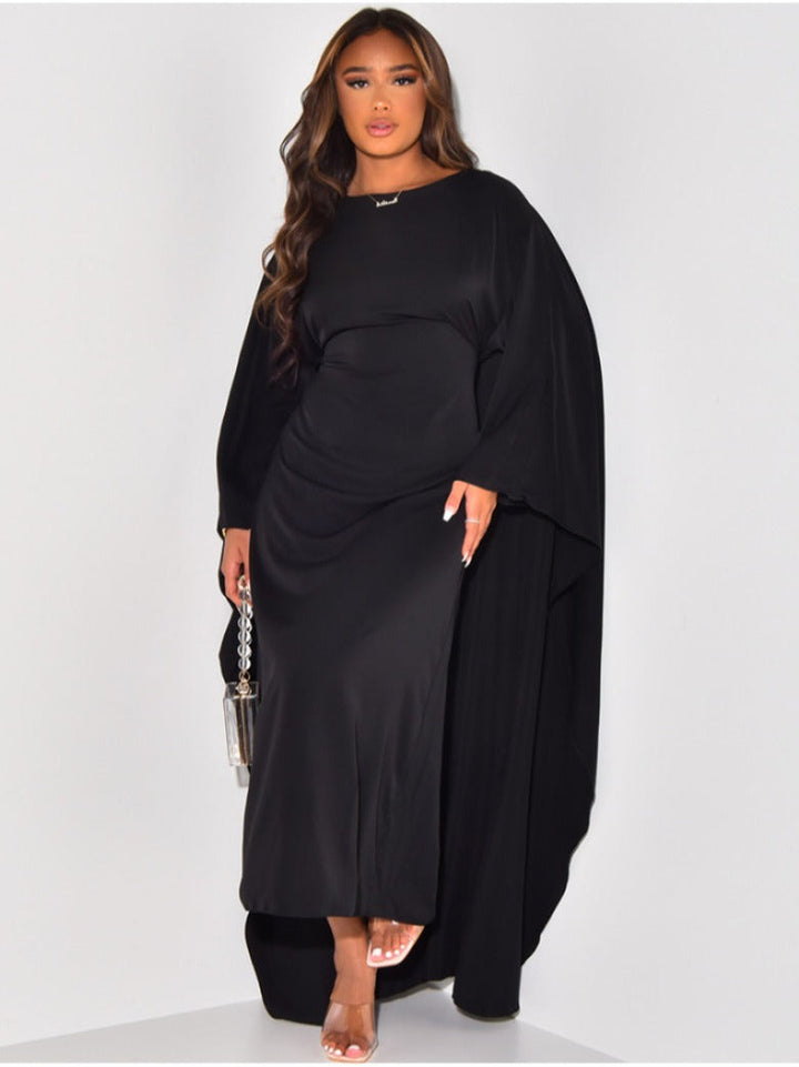 Drune | Damen Abaya-Kleid mit weitem Schnitt - Maxi-Länge & fließender Stoff