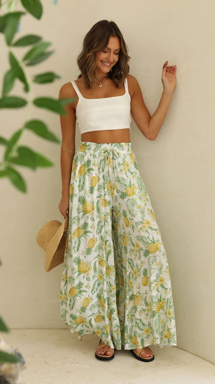 Drune | Sommerverliebte Palazzo Hose